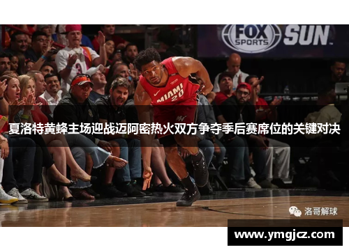 夏洛特黄蜂主场迎战迈阿密热火双方争夺季后赛席位的关键对决